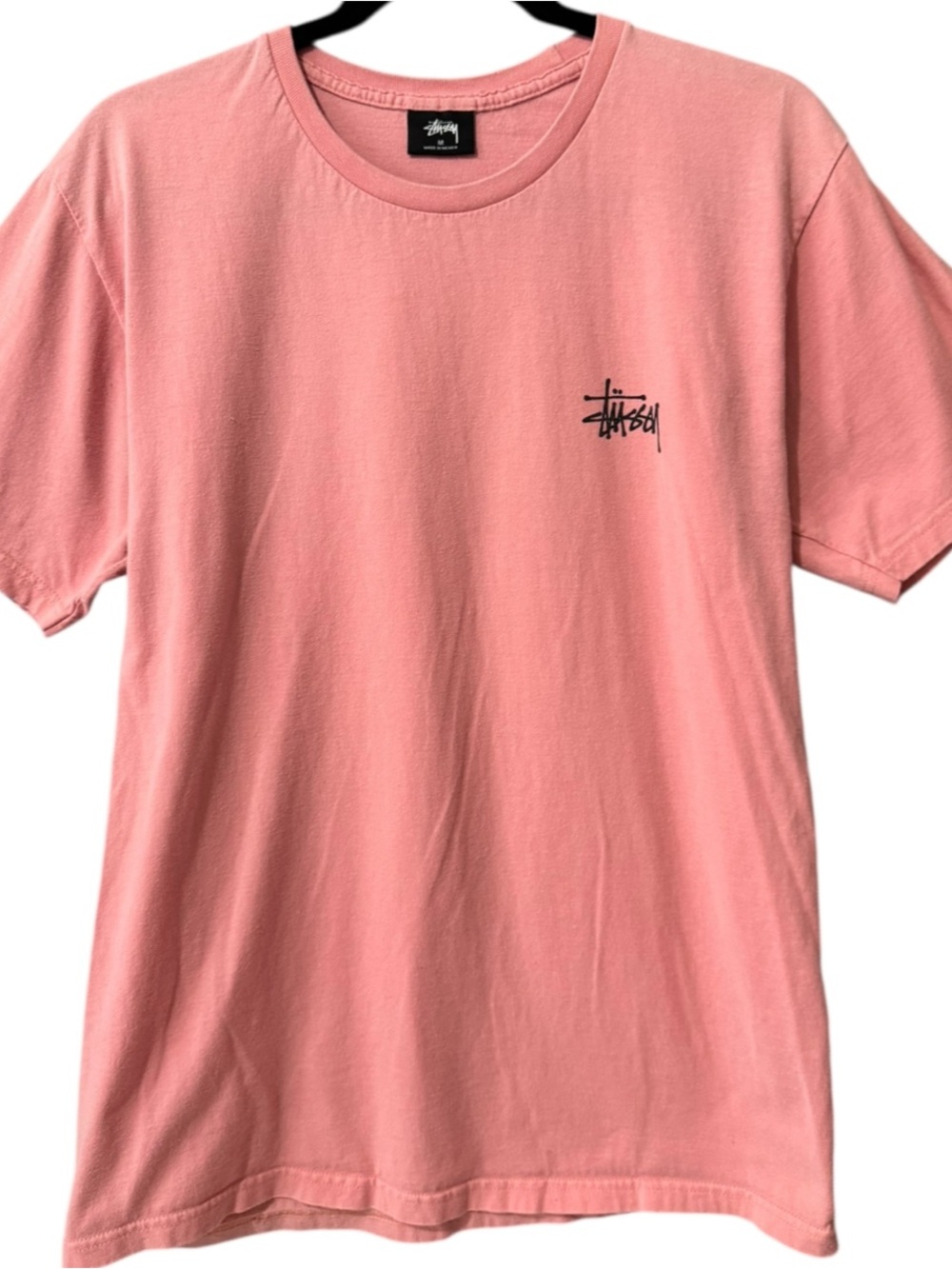 Stussy Pink Graphic Tee Shirt Men’s Medium Short Sleeve Streetwear Skate Surf